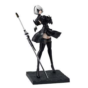 Figura NieR:Automata Tenitol PVC Statue 2B Ver1.1a de 22 cm (REACONDICIONADO)