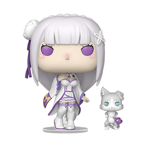 Figura POP&Buddy: Re:ZERO Emilia con Puck (REACONDICIONADO)