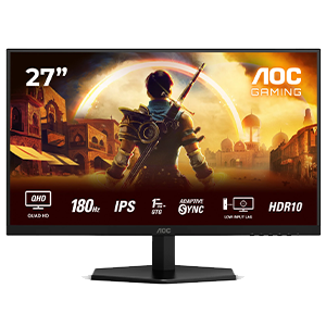 AOC G4 Q27G42XE - 27´´ - Fast IPS - 2K QHD - 180Hz - 1ms - HDR10 - Monitor Gaming