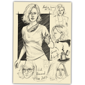 Sombras de Raccoon City - Lámina Grace Ashcroft Exclusivo GAME