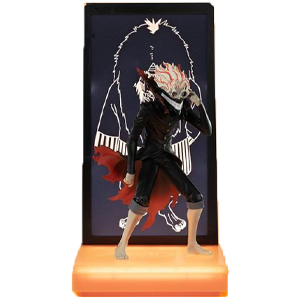 Figura con vitrina e iluminación LED Neon By Tsume Okarun