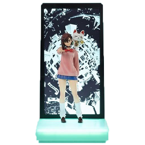 Figura con vitrina e iluminación LED Neon By Tsume Momo