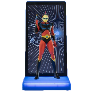 Figura con vitrina e iluminación LED Neon By Tsume Duke Fleed