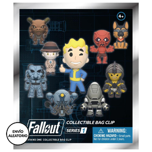 Colgante 3D Fallout Series 1 para mochilas y bolsos (surtido)