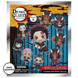 Colgante 3D Demon Slayer (Temporada 3) Series 8 para mochilas y bolsos (surtido)