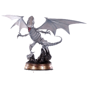 Figura Yu-Gi-Oh! Blue-Eyes White Dragon White Edition de 35 cm
