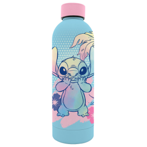 Botella soft touch de acero inoxidable Disney Stitch de 500 ml (REACONDICIONADO)