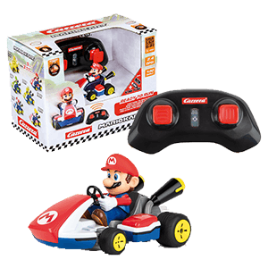 Coche de Radiocontrol Mario Kart 1:50 Mini RC, Mario (2.4Ghz, batería+cargador) (REACONDICIONADO)