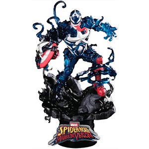Figura Dstage Marvel Maximum Venom: Capitán América Edición Especial (REACONDICIONADO)