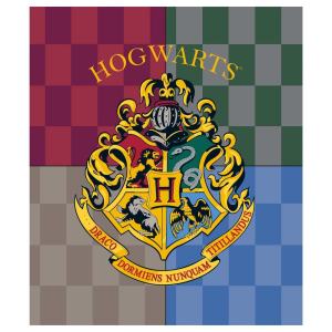 Manta Coralina Hogwarts Harry Potter (REACONDICIONADO)