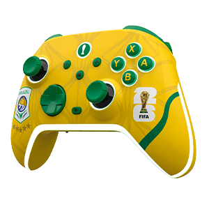 DragonShock Aurora Plus Bluetooth Licenciado World Cup 26 - Brasil - PC - Switch - Android - iOs - Controller
