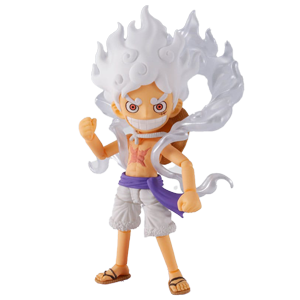 Figura One Piece World Collactable Figures S.H. Figuarts Action Figure Monkey D. Luffy Gear 5 de 8 cm