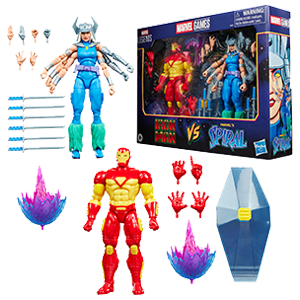 Pack 2 figuras Marvel Games Iron Man vs Spiral Marvel Legends Series de 15 cm