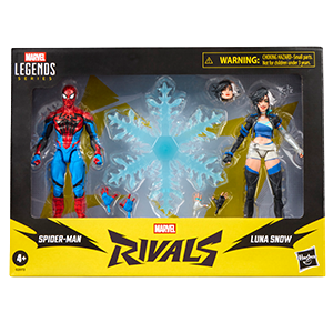 Pack de 2 figuras Marvel Rivals Spider Man & Luna Snow Marvel Legends Series de 15 cm