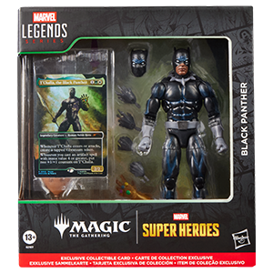 Figura Marvel Black Panther Marvel Legends Series & Magic: The Gathering de 15 cm