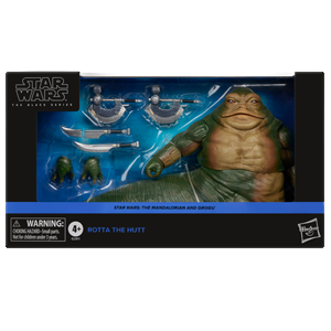 Figura Star Wars Rotta el Hutt The Black Series The Mandalorian and Grogu de 16,5 cm