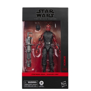 Figura Star Wars Icarus The Black Series Maul - Shadow Lord de 15 cm