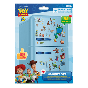 Set de imanes para nevera troquelados Disney Pixar Toy Story 5