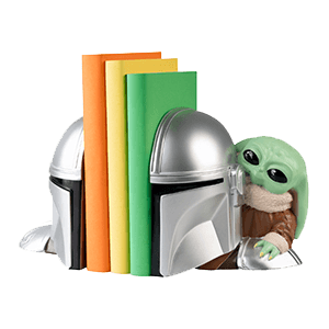 Pack de 2 Sujetalibros Star Wars The Mandalorian y Grogu