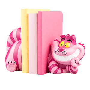 Pack de 2 Sujetalibros Disney Alicia en el Pais de las Maravillas Gato Cheshire