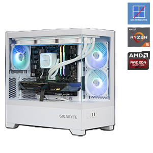 GamePc Gigabyte ICE Edition 26R560XT-C Ryzen 5 5600/16Gb/1Tb/Rtx 9060XT- FreeDOS - Sobremesa Gaming