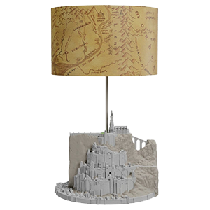 Lampara de Mesa con pantalla El Señor de los Anillos Minas Tirith