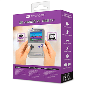 Consola Retro Arcade Portátil Go Gamer Classic de 2,5" (300 juegos incluidos) (REACONDICIONADO)