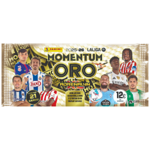 Sobres de cartas Momentum Oro Adrenalyn La Liga 2025 - 2026