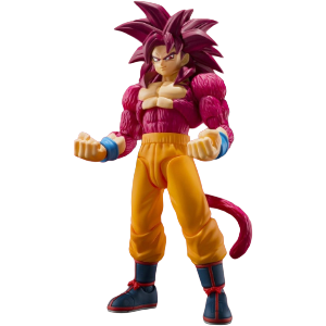 Figura Dragon Ball S.H. Figuarts Action Figure Super Saiyan 4 Son Goku Daima de 15 cm