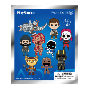 Colgante 3D PlayStation Series 2 para mochilas y bolsos (surtido)