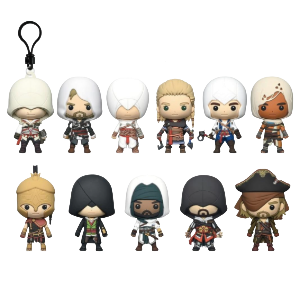 Colgante 3D Assassin´s Creed Series 1 para mochilas y bolsos (surtido)