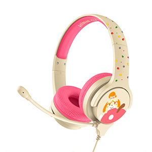 Auriculares OTL Animal Crossing Isabelle Rosa y Crema Interactivos (REACONDICIONADO)