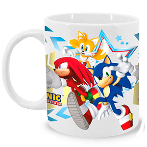 Taza de ceramica Sonic de 325 ml (REACONDICIONADO)