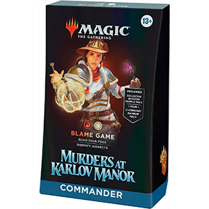 Mazo Commander Magic the Gathering: Asesinatos en la Mansión Karlov Inglés (REACONDICIONADO)
