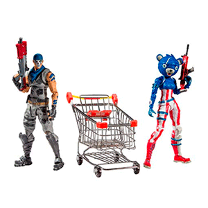 Pack de Figuras Fortnite: Shopping Cart Pack 18 cm (REACONDICIONADO)