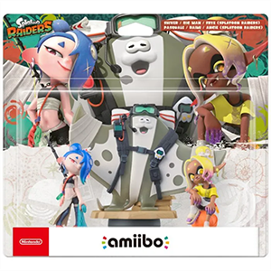 Pack 3 amiibo Splatoon Riders - Megan, Angie y Rayan