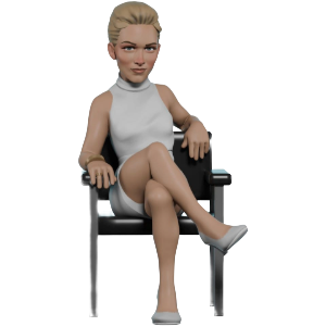 Figura Instinto Básico Sharon Stone de 12 cm