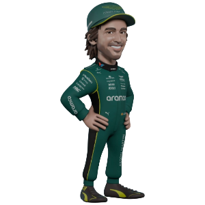 Figura Formula 1 Fernando Alonso (Aston Martin) de 12 cm