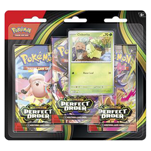 Pack 3 Sobres Pokemon TCG Mega Evolution Perfect Order (inglés)