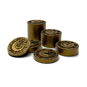 Lands of Evershade: Monedas de metal
