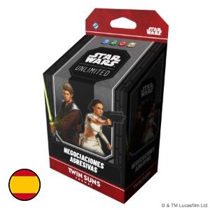 Mazo Star Wars Unlimited Negociaciones Agresivas Anakin & Padme Twin Sun ( Castellano)