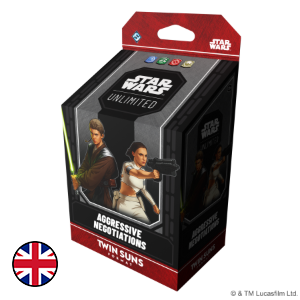 Mazo Star Wars Unlimited Aggressive Negotiations Anakin & Padme Twin Suns (ingles)