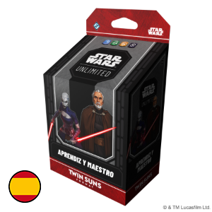 Mazo Star Wars Unlimited Aprendiz y Maestro Dooku y Asajj Twin Suns (Castellano)