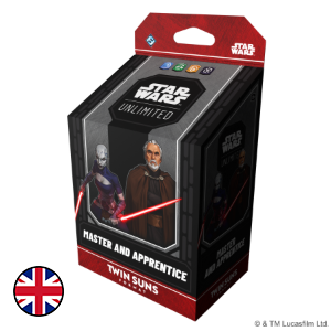 Mazo Star Wars Unlimited Master and Apprentice Dooku and Asajj Twin Suns (ingles)