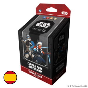 Mazo Star Wars Unlimited Contra toda Adversidad Ahsoka y Capt Rex Twin Suns (Castellano)
