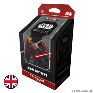 Mazo Star Wars Unlimited Blood Brothers Maul and Savage Opress Twin Suns (inglés)