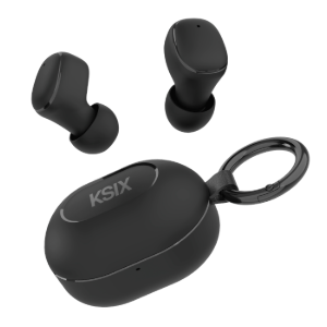 Auriculares Inalámbricos Ksix Neutro Auto Negro
