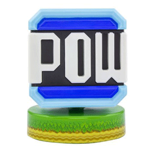 Lámpara Super Mario: Pow Block (REACONDICIONADO)