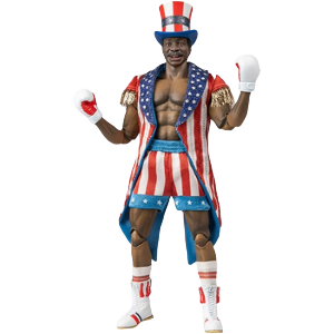 Figura Rocky IV Exquisite Super Series Action Figure 1/12 Apollo de 16 cm
