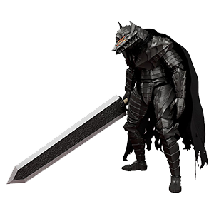Model Kit Berserk Plamatea Guts: Berserker Armor Ver. (re-run) de 19 cm